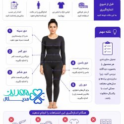 راهنمای اندازه گیری سایز بدن برای گن لیپوماتیک