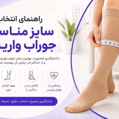 راهنمای انتخاب سایز جوراب واریس