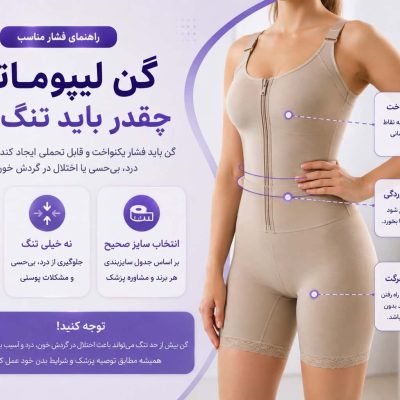 گن لیپوماتیک چقدر باید تنگ باشد