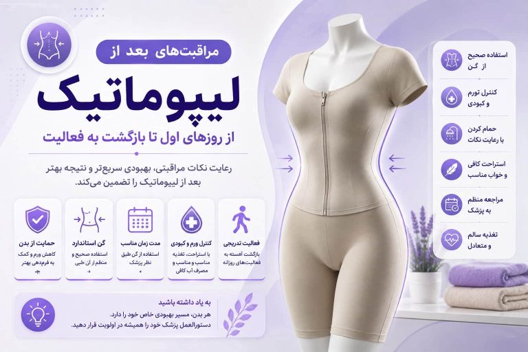 مراقبت‌های بعد از لیپوماتیک؛ راهنمای کامل دوران نقاهت