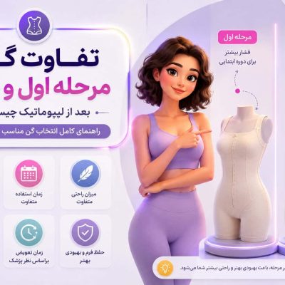 تفاوت گن مرحله اول و دوم بعد از لیپوماتیک