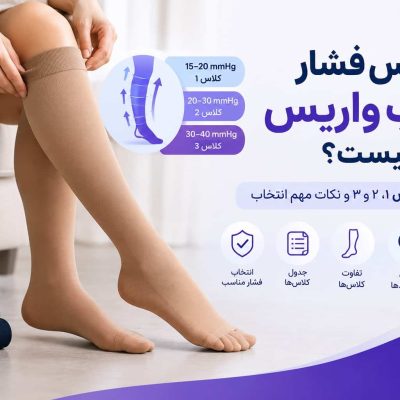 کلاس فشاری جوراب واریس چیست